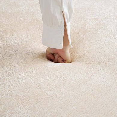 Full Compression L-Shape Modular Sectional Sofa with Curved Chaise, Chenille Couch&High-Density