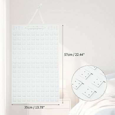 Hanging Earring Holder Large Jewelry Organizer for Home 22.44"x13.78" 1 Pc