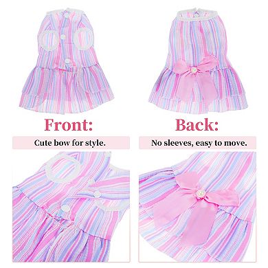 Dog Dresses for Small Dogs Girls 2 Pcs