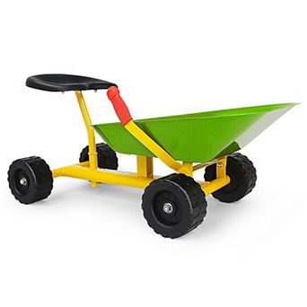 8 Inch Heavy Duty Kids Ride-on Sand Dumper with 4 Wheels