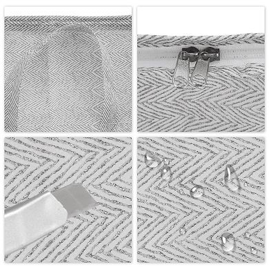 Herringbone Storage Bag for Organizing Quilts 1 Pc