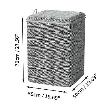 Herringbone Storage Bag for Organizing Quilts 1 Pc