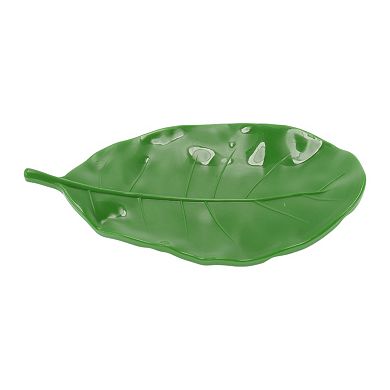 Leaf Soap Dish for Bathroom and Kitchen Storage with Drain Holes