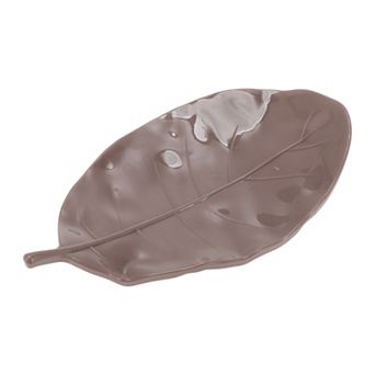 Leaf Soap Dish for Bathroom and Kitchen Storage with Drain Holes