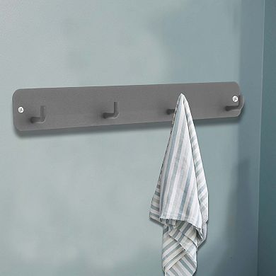 2 Pcs Coat Rack, Coat Hooks Wall Mount, Wall Hooks for Hanging, Hat Rack with 4 Coat Hooks