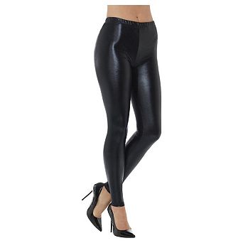 Smiffys Womens/Ladies 80s Disco Metallic Leggings