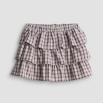 Girls 7-16 Sea + Skye Tiered Polka Dot Skort