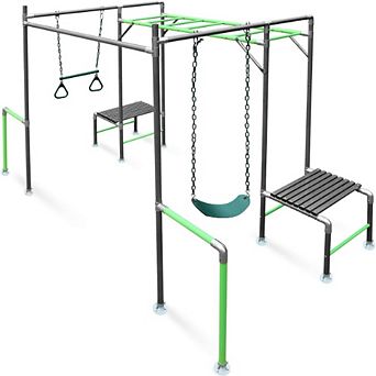 Climbing Unit With Monkey Bars
