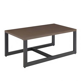 Outdoor Coffee Table Patio Wooden-Top Coffee Table