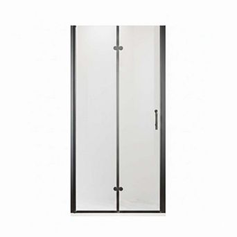 30" x 72" Bi-Fold Frameless Shower Door with Tempered Glass and Waterproof Seal
