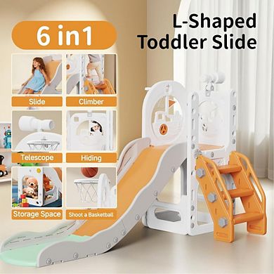 Bronze Plastic 6-in1 Slide