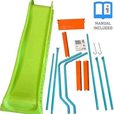 Bronze 6-Foot Wavy Kid's Slide