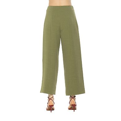 Women's ALEXIA ADMOR High Waist Long Pants With Button Detail