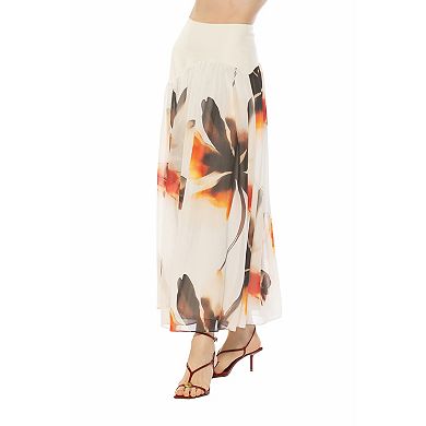 Women's ALEXIA ADMOR Asymmetrical Maxi Skirt