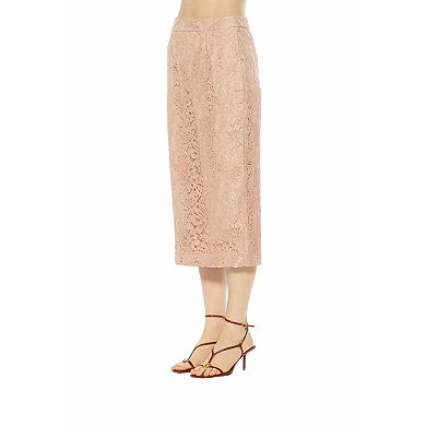 Women's ALEXIA ADMOR Lace Midi Skirt