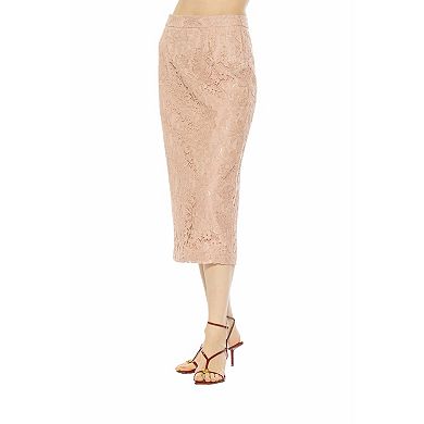 Women's ALEXIA ADMOR Lace Midi Skirt