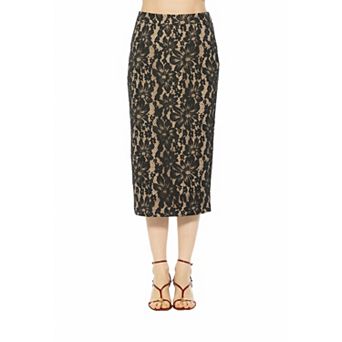 Women's ALEXIA ADMOR Lace Midi Skirt