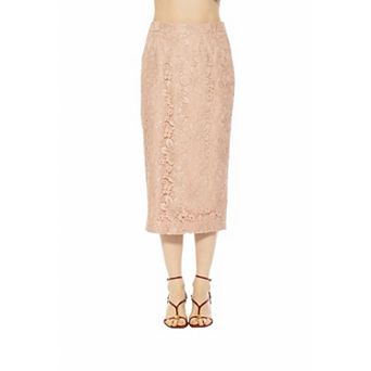 Women's ALEXIA ADMOR Lace Midi Skirt