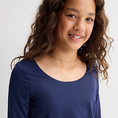 Girls 7-16 Sea + Skye Smooth Long Sleeve Top