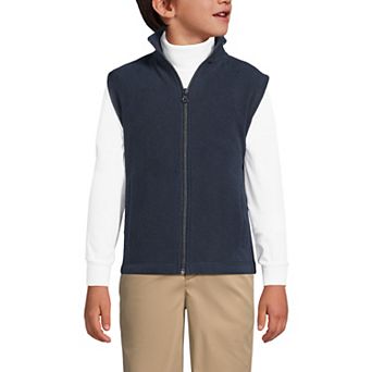 Girls 4-20 Lands' End Lightweight Fleece Vest