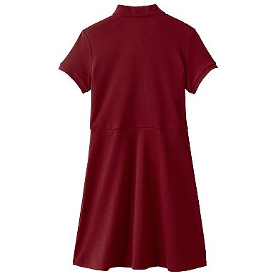Girls 2-16 Lands' End Short Sleeve Interlock Polo Dress