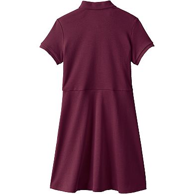 Girls 2-16 Lands' End Short Sleeve Interlock Polo Dress