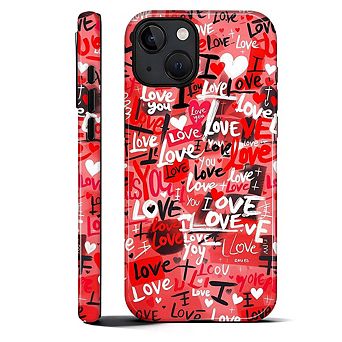 Smartphone Case for iPhone - 2-Layer Durable Smartphone Protection Case - Love Overload