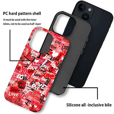 Smartphone Case for iPhone - 2-Layer Durable Smartphone Protection Case - Love Overload