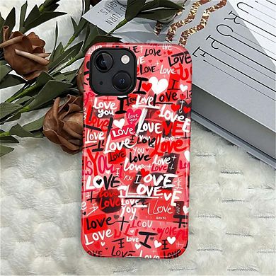 Smartphone Case for iPhone - 2-Layer Durable Smartphone Protection Case - Love Overload