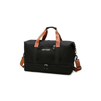 Large Capacity Travel Bag, Dry Wet Separation , for Travel, Fitness Yoga, Weekend Tote Overnight Bag