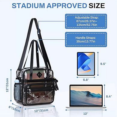 Clear See Through Tote Bag for Women