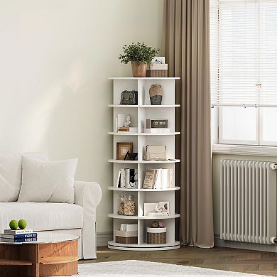 IDEALHOUSE 6-Tier 360° Rotating Shoe Rack Tower