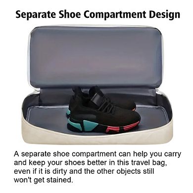 3D Diamond Patterned Small Square Tote, Crossbody bag with Dry Wet Separation & Double-sided Pockets