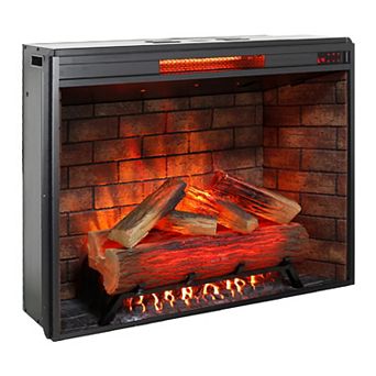 Infrared Electric Fireplace with Remote Control