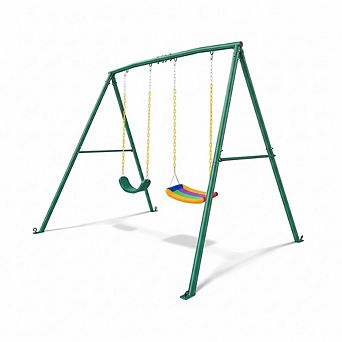 Bronze 2-Seat Swing Set