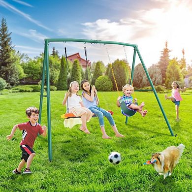 Bronze 2-Seat Swing Set