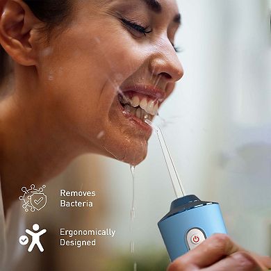 USB Rechargeable Water Flosser Helps Remove Plaque & Dilute Harmful Toxins