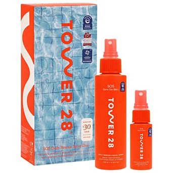 Tower 28 Beauty SOS Hypochlorous Acid Spray Duo Skincare Set