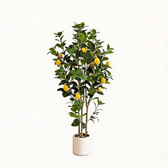 ANIXOL Artificial Lemon Tree in Pot
