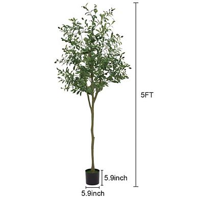 ANIXOL Faux Olive Tree with Pot