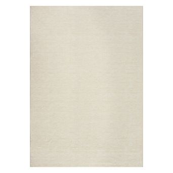 ANIXOL Washable Low Pile Area Rug, Soft Low Pile Solid Color