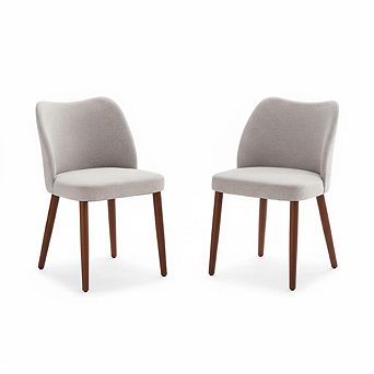 Wingback Dining Chairs Set of 2 for Dining Room Kitchen Office
