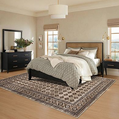 ANIXOL Geometric Washable Area Rug