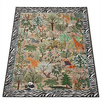IDEALHOUSE Nature Print Low-Pile Area Rug