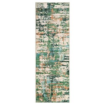 ANIXOL Abstract Washable Runner Rug