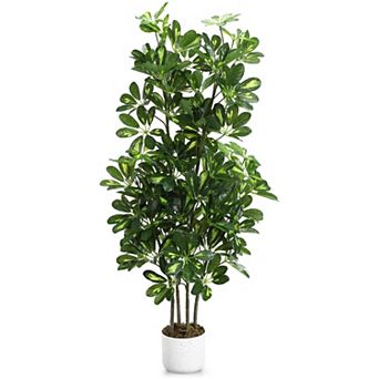 ANIXOL 4-Ft Artificial Umbrella Tree Plant