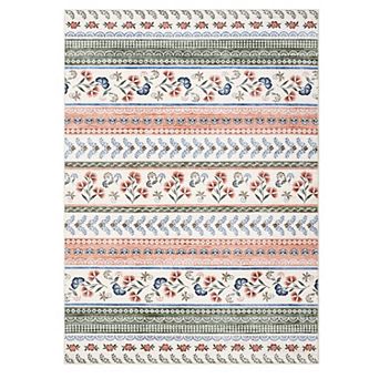 ANIXOL Floral Washable Area Rug