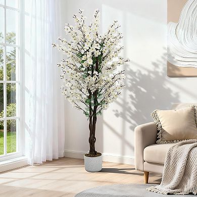 ANIXOL Artificial Wintersweet Tree with Planter