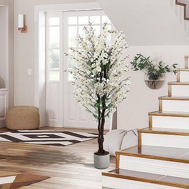 ANIXOL Artificial Wintersweet Tree with Planter