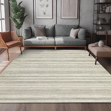 ANIXOL Striped Washable Area Rug